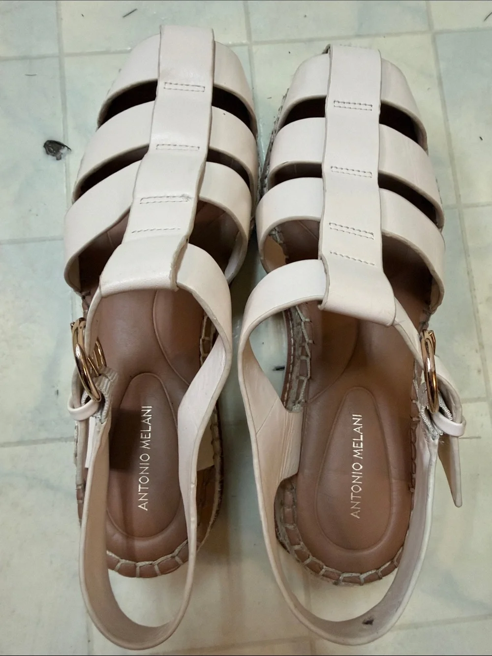 ANTONIO MELANI woven leather